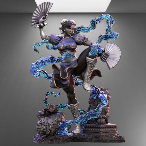 Street Fighter Chun-Li stl jpg