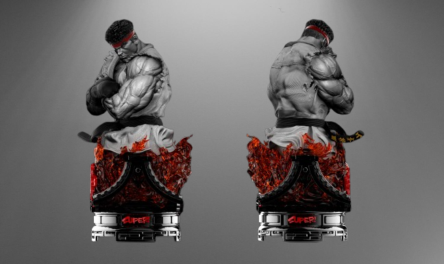 Street Fighter Ryu Bust stl jpg