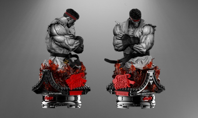 Street Fighter Ryu Bust stl jpg