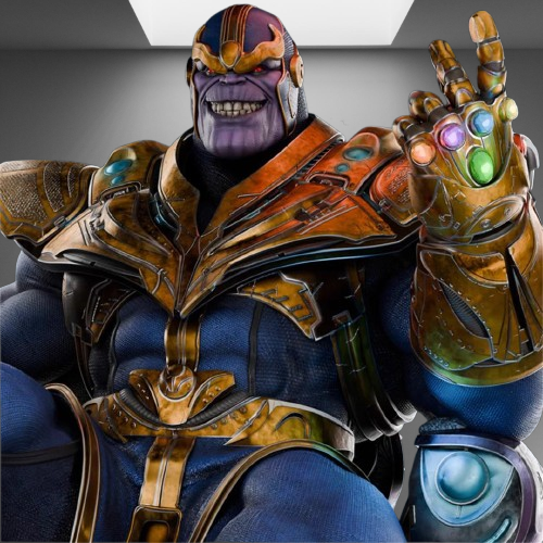 Thanos on Throne stl jpg(Avengers Infinity War)