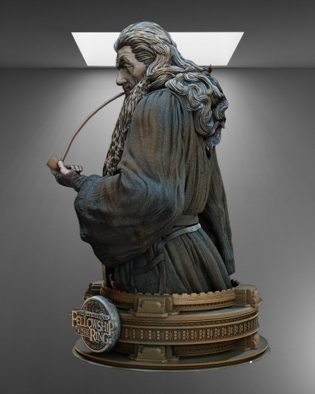 The Grey Wizard Gandalf Bust stl jpg