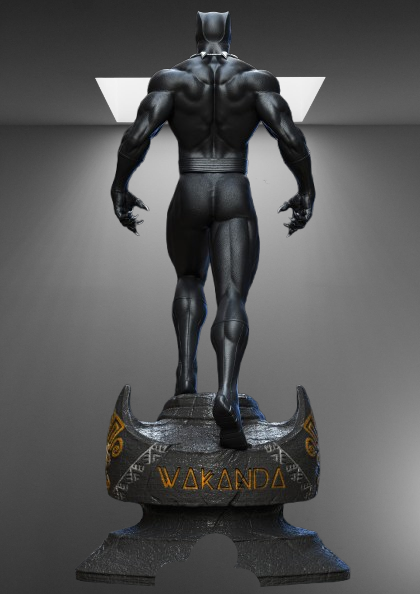 Wakanda King Black Panther stl jpg