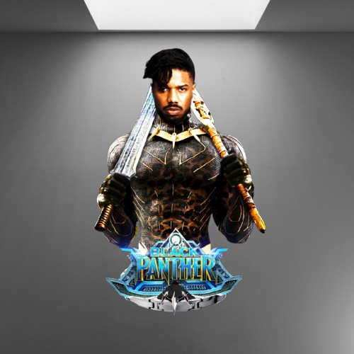 Wakandan Warrior Killmonger stl jpg