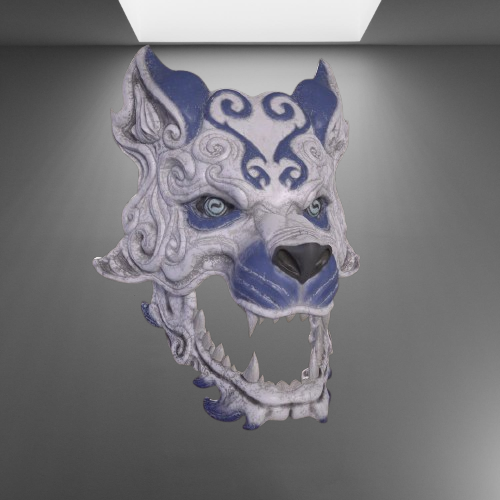 White Wolf Mask - Black Myth Wukong stl jpg