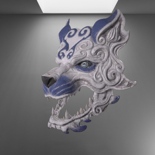 White Wolf Mask - Black Myth Wukong stl jpg