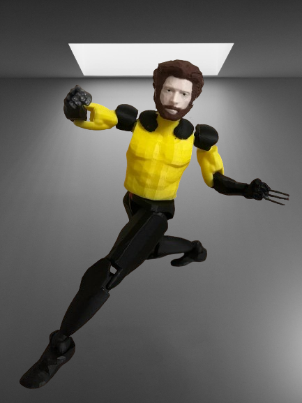 Wolverine Action Figure stl jpg