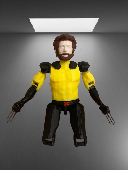 Wolverine Action Figure stl jpg