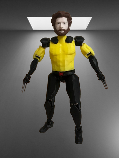 Wolverine Action Figure stl jpg