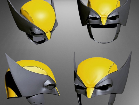 Wolverine Helmet stl jpg