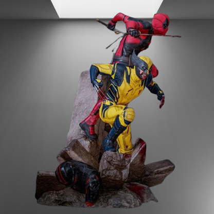 Wolverine vs Deadpool stl jpg