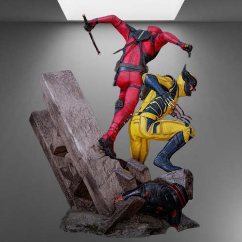 Wolverine vs Deadpool stl jpg