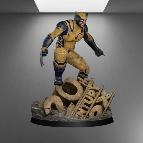 Wolverine with Deadpool Head stl jpg