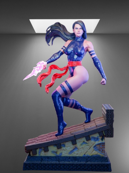 X-Men Psylocke stl jpg