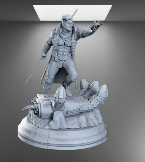 X-Men’s Ragin’ Cajun Gambit stl jpg