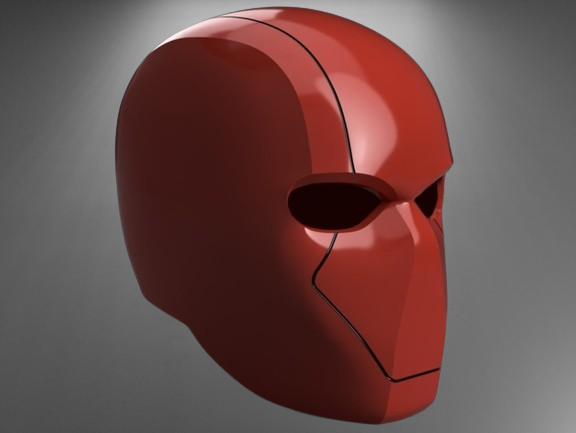 Red Hood Helmet stl jpg