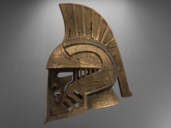 Dwarven Helmet stl jpg