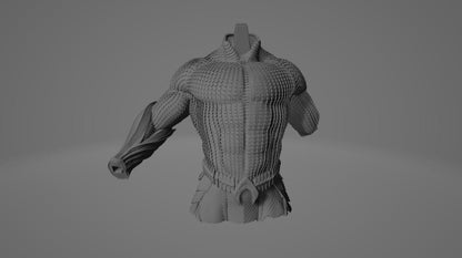 Aquaman Jason Mamoa Head Variance 3D Printing STL FileRevoxa 3D Design Lab