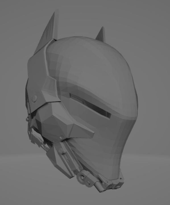 Arkham Knight Helmet 3D Printing STL FileRevoxa 3D Design Lab