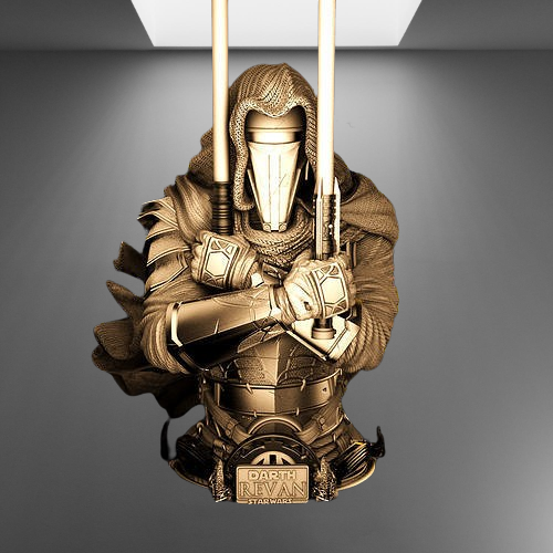 Star Wars Darth Revan Bust stl jpg