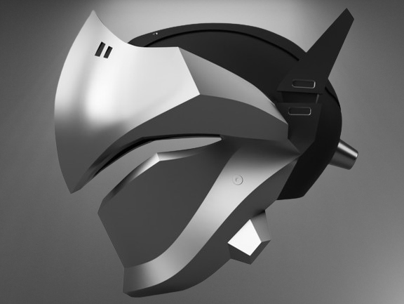 Overwatch Genji Helmet stl jpg