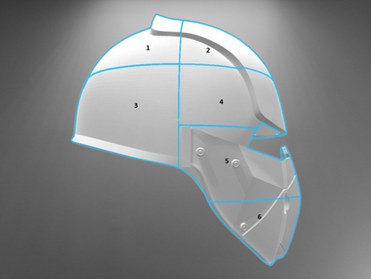 Synth Field Helmet stl jpg