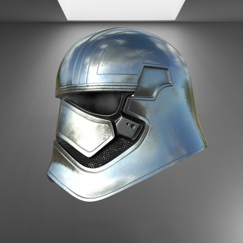 Star Wars Captain Phasma Helmet stl jpg