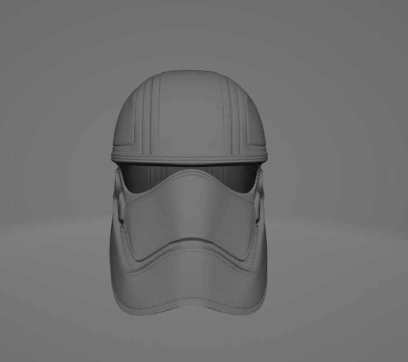 Star Wars Captain Phasma Helmet stl jpg