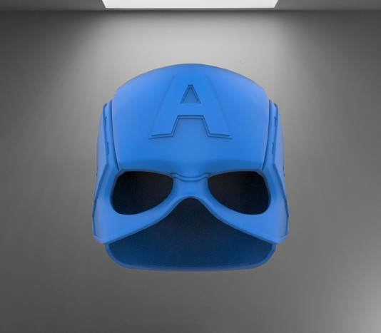 Captain America Helmet stl jpg