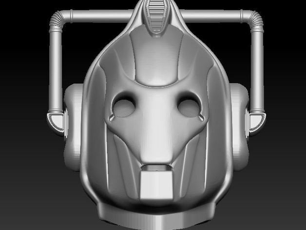 Cyberman Scale Helmet stl jpg