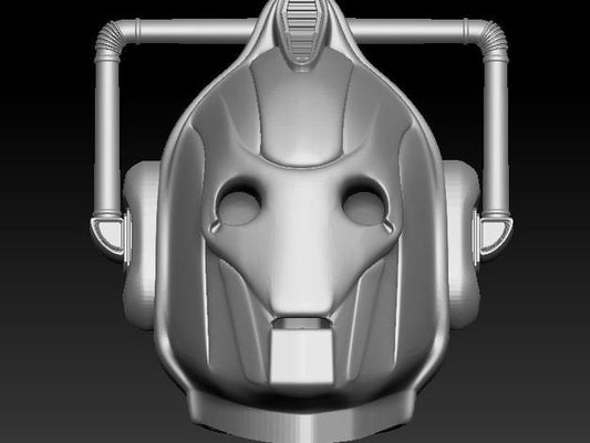 Cyberman Scale Helmet stl jpg