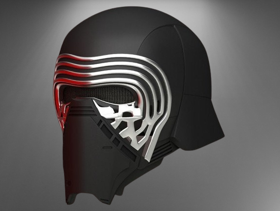 Kylo Ren Helmet STL jpg