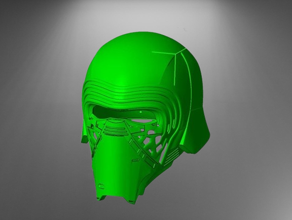 Kylo Ren Helmet STL jpg