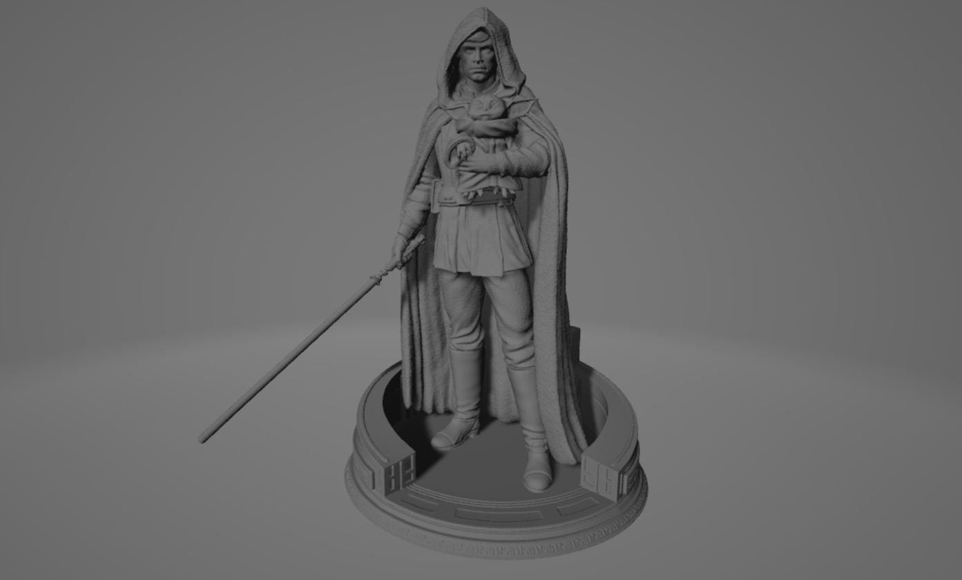 Luke Skywalker stl jpg