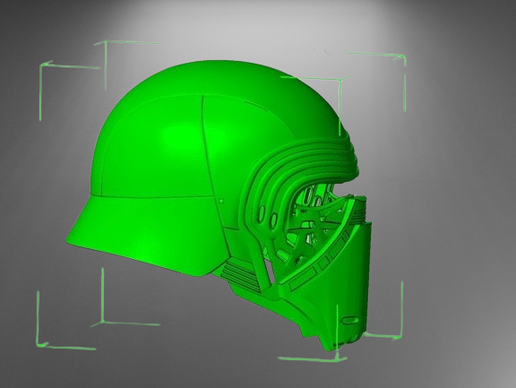 Kylo Ren Helmet STL jpg