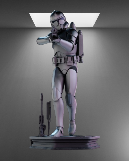 Star Wars Clone Trooper stl jpg