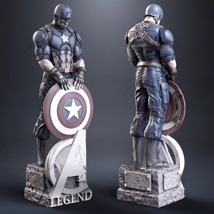 Captain America Steve Rogers STL jpg