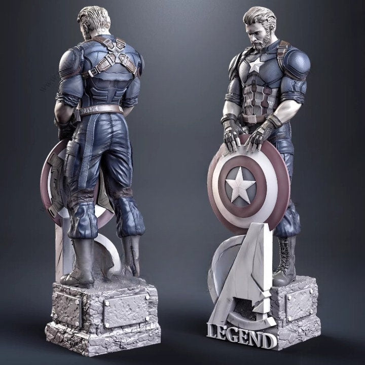 Captain America Steve Rogers STL jpg