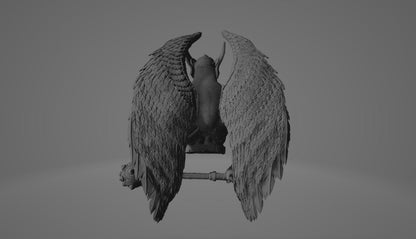 Hawkman Bust stl jpg