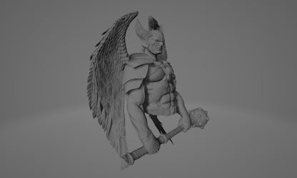 Hawkman Bust stl jpg