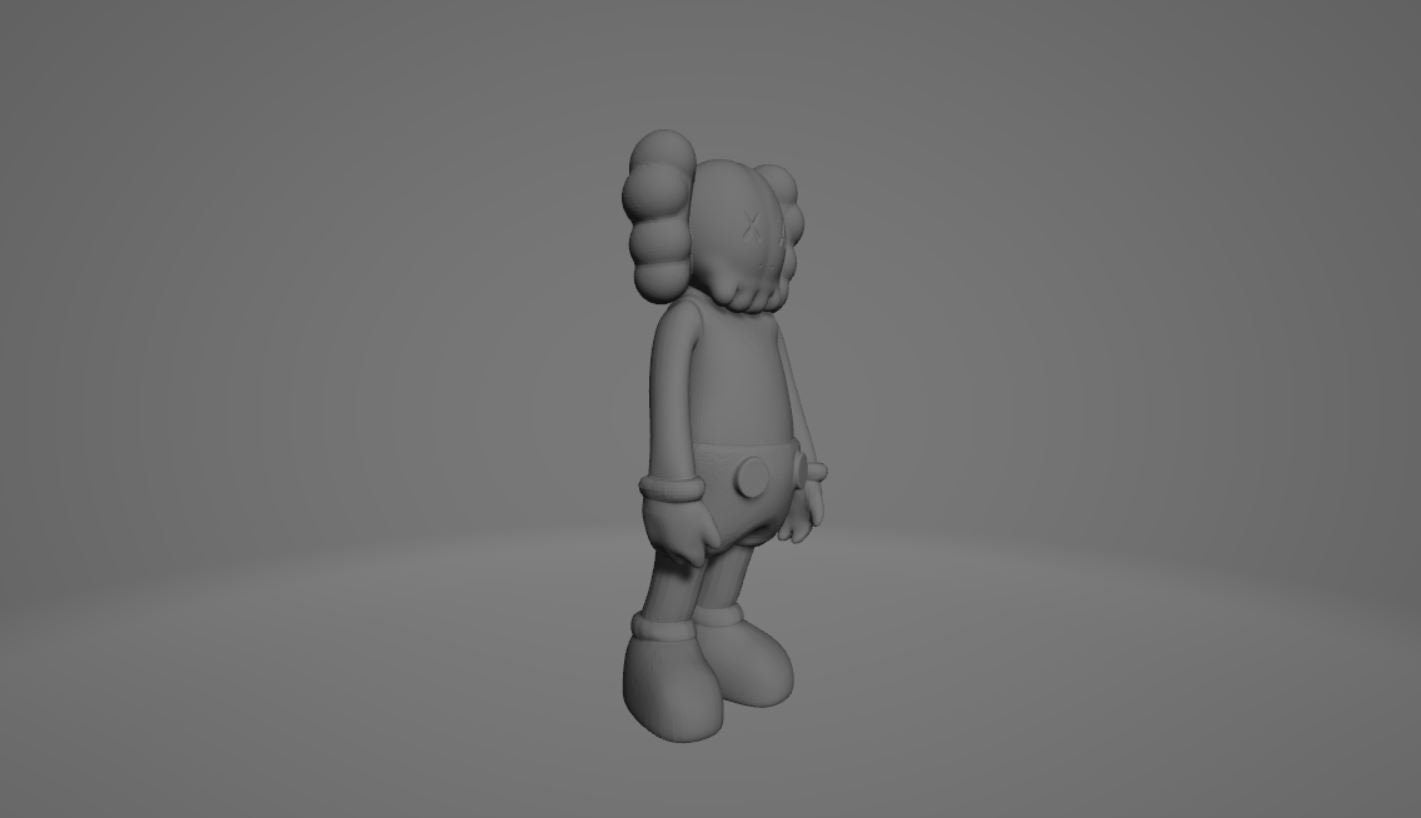 Kaws Inspired STL jpg