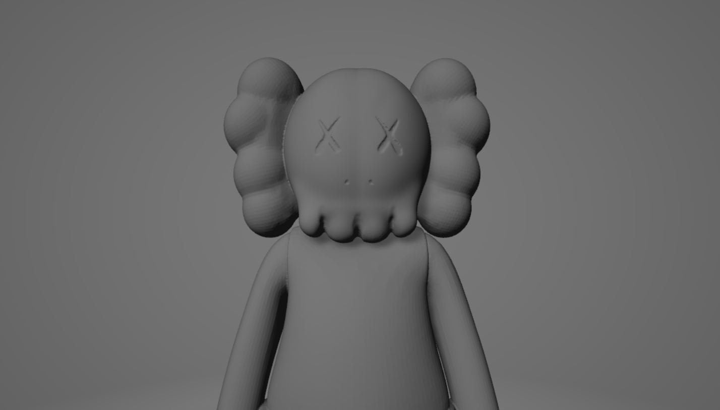 Kaws Inspired STL jpg