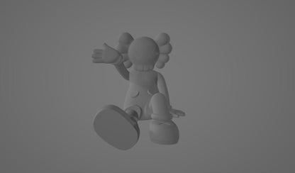 KAWS Slaying 3D Printing STL Model