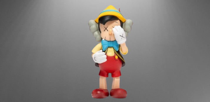 KAWS x Pinocchio STL jpg