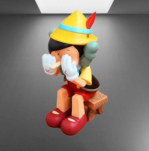 KAWS x Pinocchio STL jpg