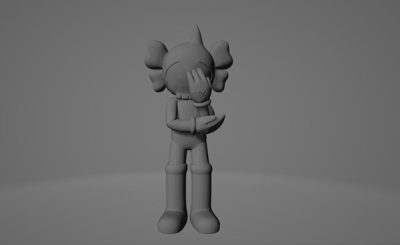 Astounding KAWS x Astro Boy STL jpg