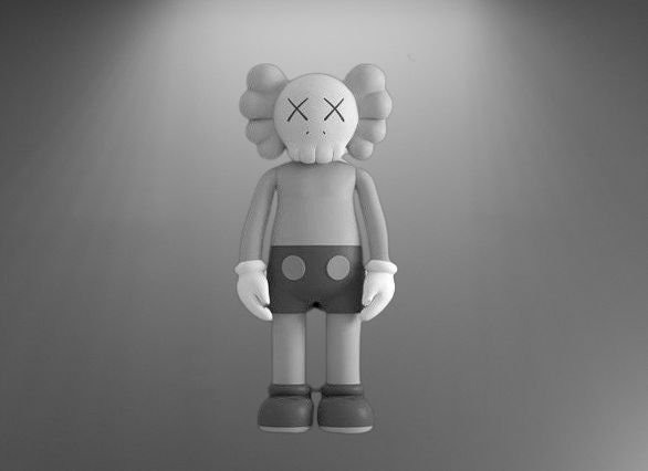 Kaws Inspired STL jpg