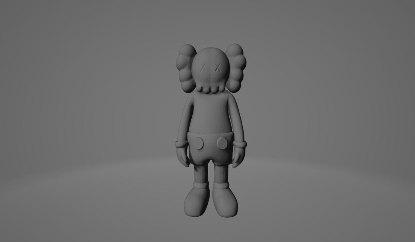 Kaws Inspired STL jpg