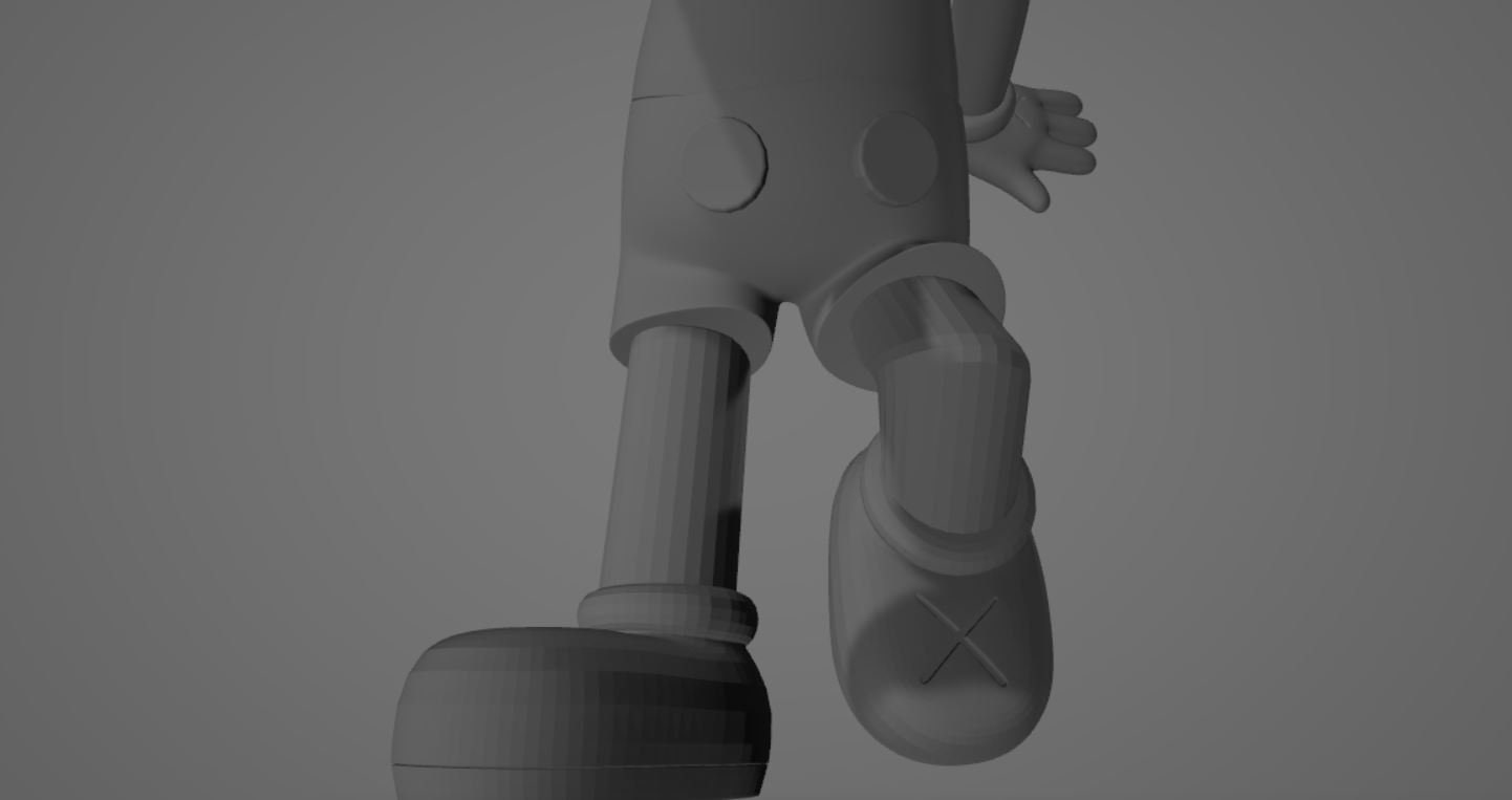 KAWS Slaying 3D Printing STL Model