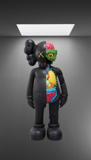 KAWS Zombie STL jpg