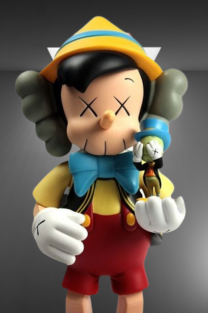 KAWS x Pinocchio STL jpg